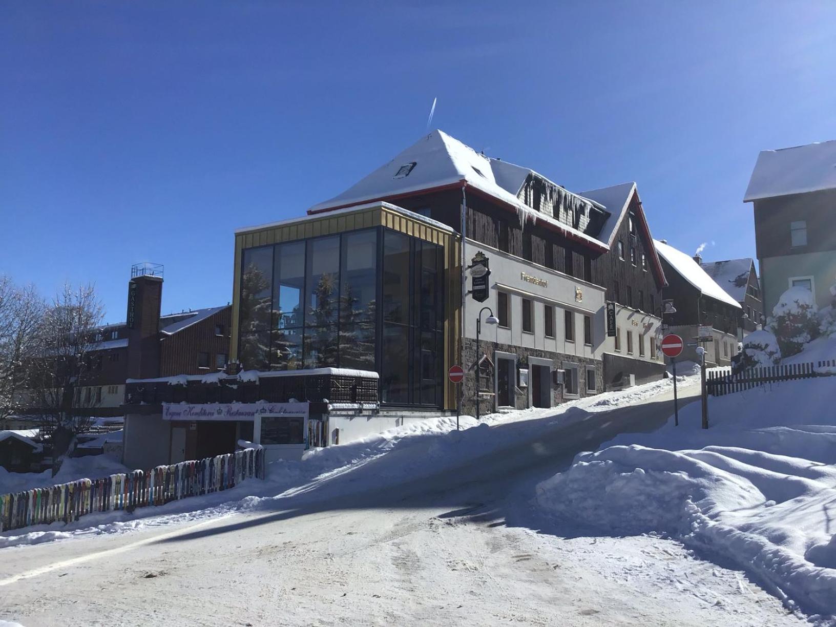 Cafe Koenig Hotel Oberwiesenthal Exterior foto